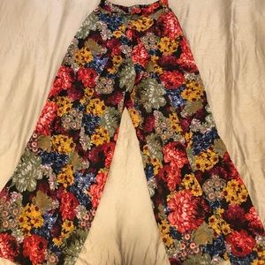 Highwaisted Floral Pants